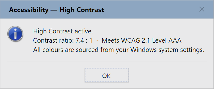 High Contrast