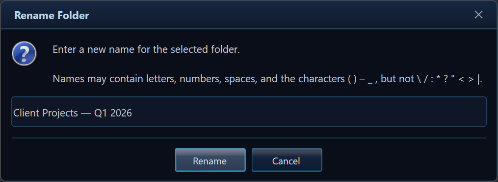 Text input